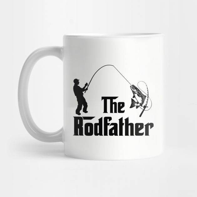 The Rodfather Funny Fishing Gift for Fisherman by DragonTees